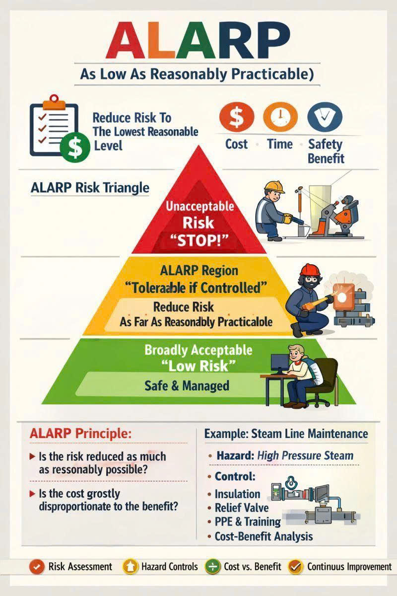Tam giác ALARP (As Low As Reasonably Practicable - Mức độ rủi ro thấp ...