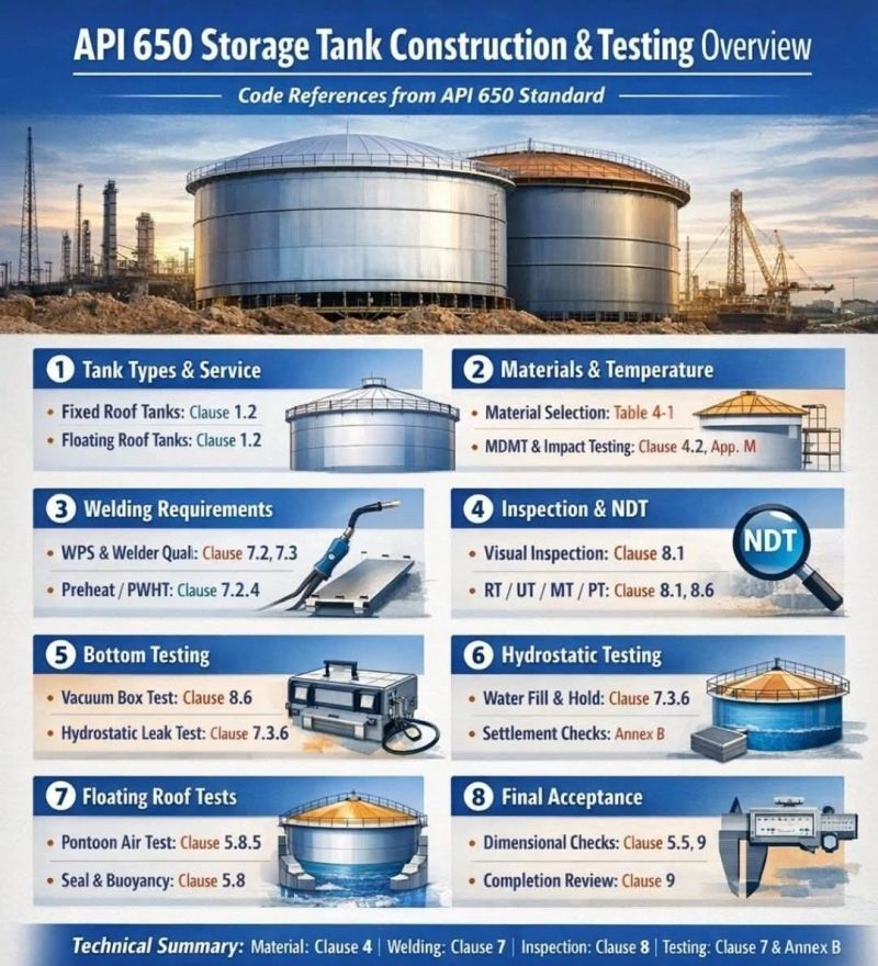 API 650 về Kết cấu & Kiểm tra Bồn chứa - NGUYỄN QUANG HƯNG BLOG